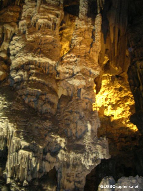 Postcard Stalactites in St. Michael's Cave