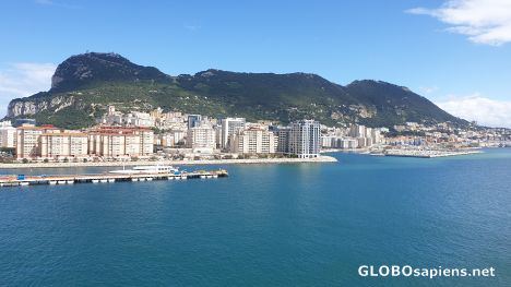 Postcard The rock of Gibraltar