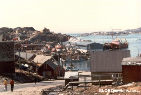Harbor of Holsteinborg /Greenland