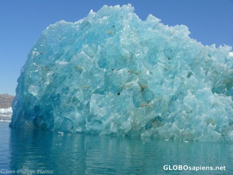 Postcard crystal iceberg