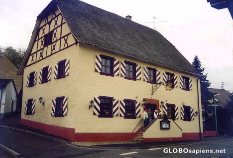 Postcard Schwaebisch Wine House