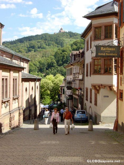 Postcard Weinheim near Heidelberg