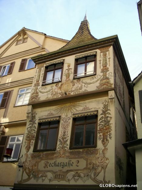 Postcard House in Tübingen built 1584