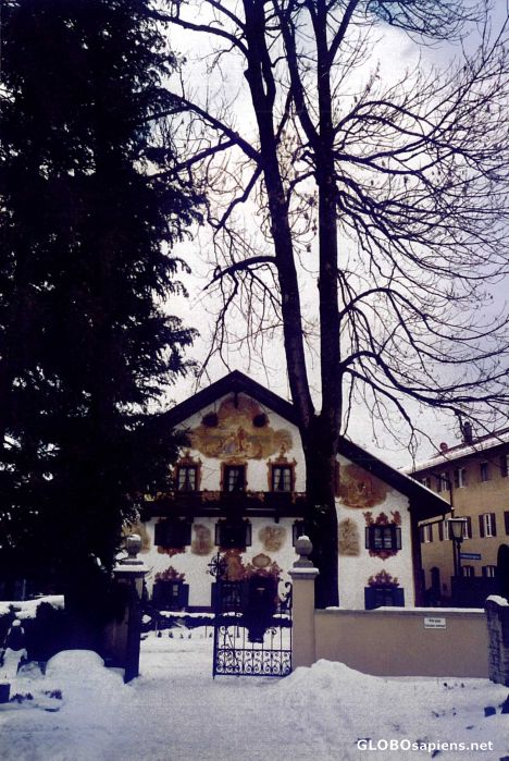 Postcard Alpine Haus