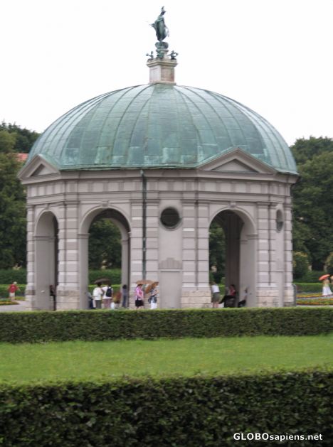Postcard Hofgarten Pavillon