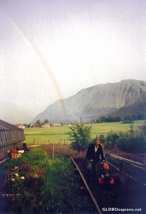 Postcard Rainbow Farmer