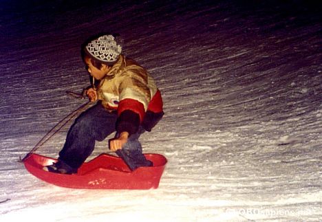 Postcard Jungle Boy on Ice