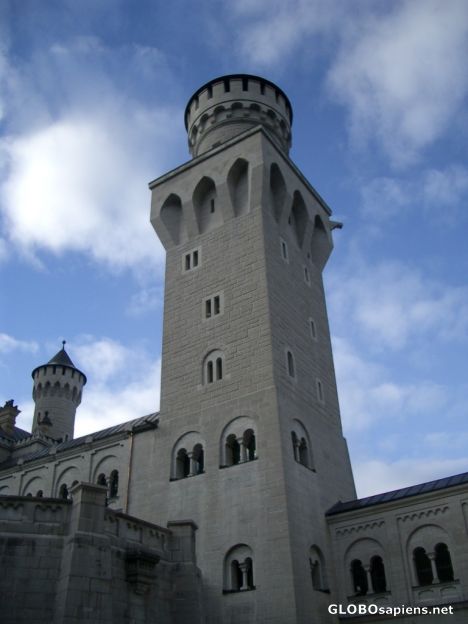 Postcard Neuschwanstein - Tower