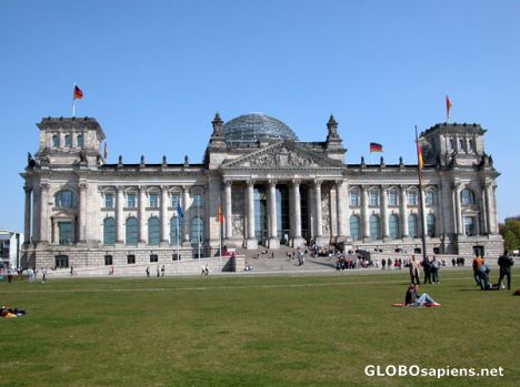 Postcard Die Reichstag.