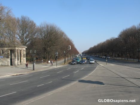 Postcard Street to Brandenburger Tor