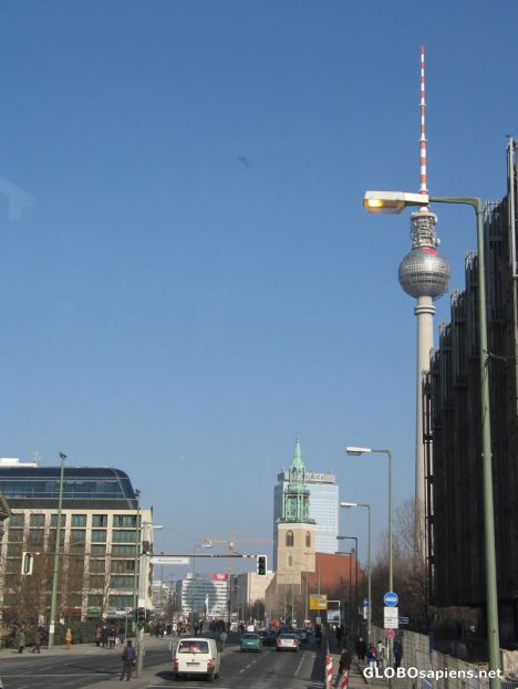 Postcard View in direction of Alexander Platz