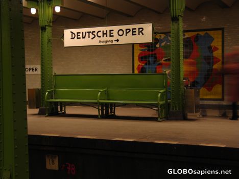 Postcard After the Opera at U-Bahn Station (series 3)