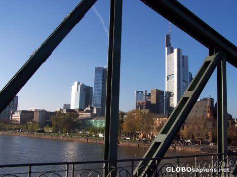 Postcard Frankfurt Skyline