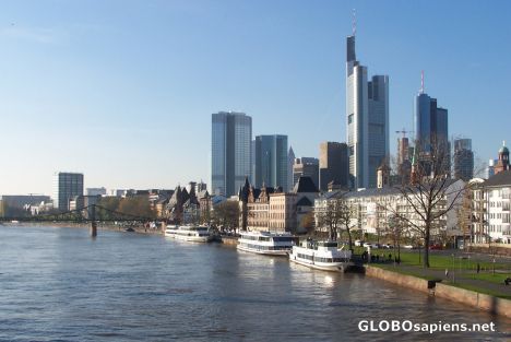 Postcard Part of Frankfurt`s Skyline