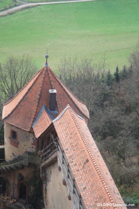 Postcard Ronneburg castle