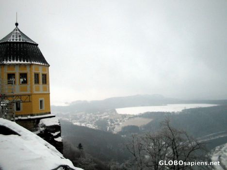 Postcard Sceneries of winter from Koenigstein