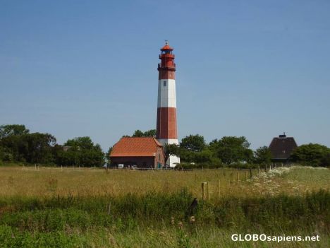 Postcard Leuchtturm (Lighthouse) Flügge/Fehmarn