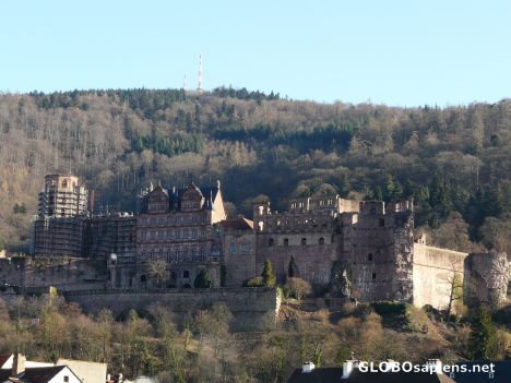 Postcard Heidelberg castle