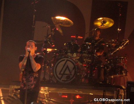 Postcard Linkin Park concert in the Sap-Arena