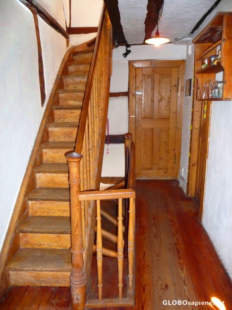 Postcard Old stairway