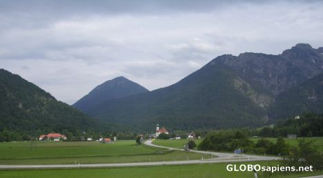 Postcard Alps in Bavaria