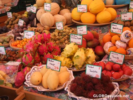 Postcard Fruit from every corner of the world