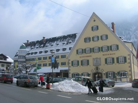 Postcard Klosterbrau restaurant and hotel