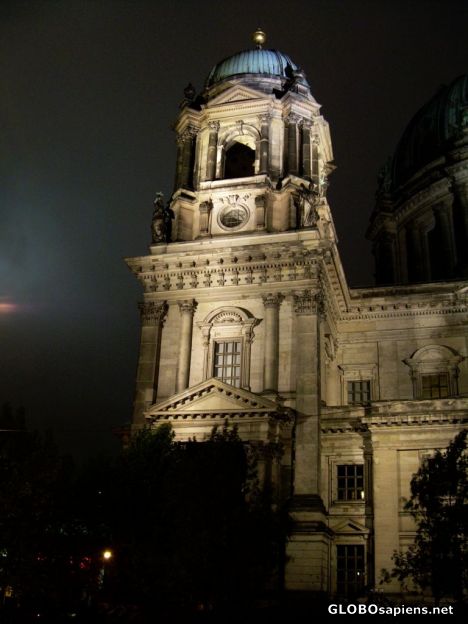 Postcard Berliner Dom by night [2]