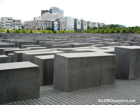 Postcard Holocaust Memorial by Peter Eisenman 1