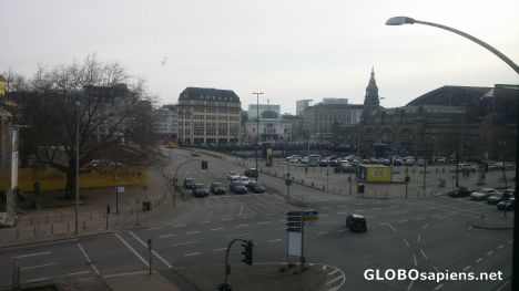 Postcard Hauptbahnhof from Hotel window