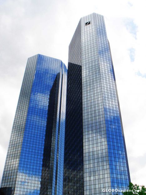 Postcard Deutsche Bank Towers