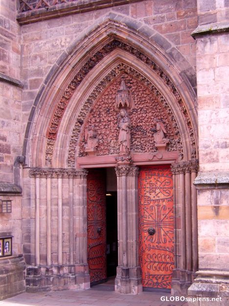 Postcard Church door