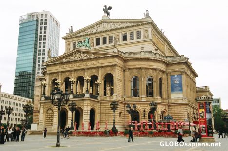Postcard Frankfurt Opera House