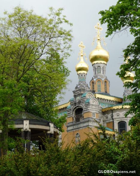 Postcard Russian Chapel