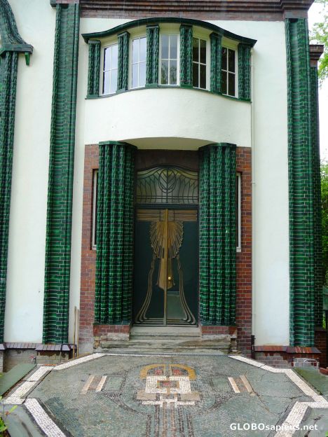 Postcard Art Nouveau entrance