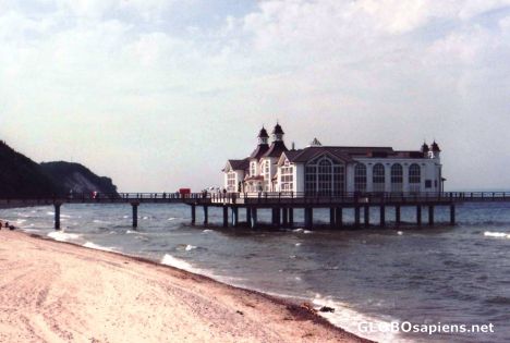 Postcard Die Seebrücke (the pier) 2