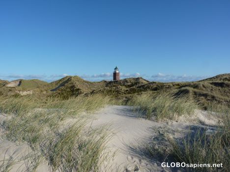 Postcard Lighthouse in the Dunes