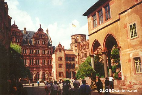 Postcard Heidelberg Castle