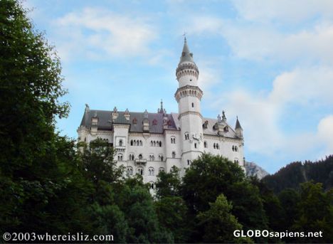 Postcard Neuschwanstein Castle, Bavaria