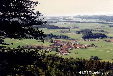 Postcard Bavarian Village