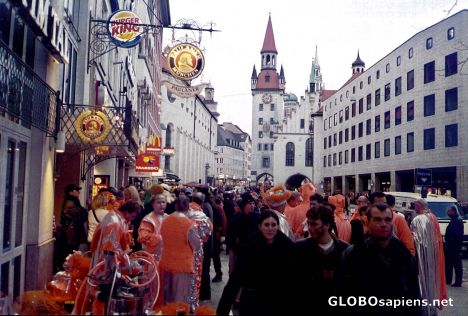 Postcard Fasching - Carneval Munich