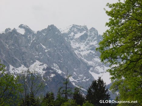 Postcard Zugspitze - Germany's Highest mountain