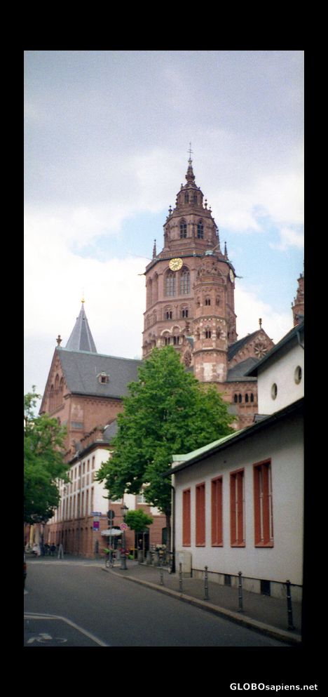 Postcard Mainz city center
