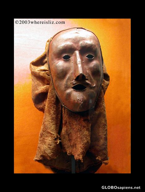 Postcard Executioner's Mask, Rothenburg, Germany