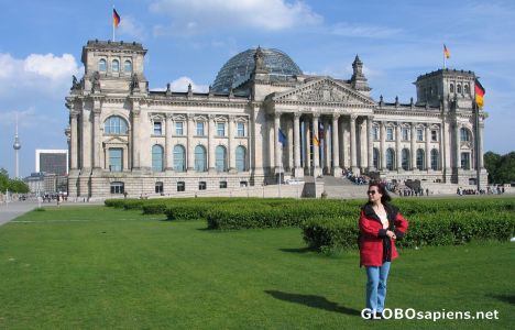 Postcard Berlin - Reichstag -