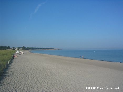 Postcard Sandy beach at the East Sea, Germany