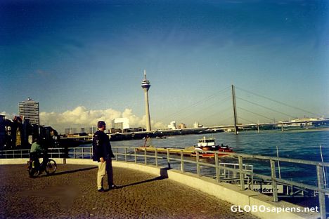 Postcard Lower Rhine River