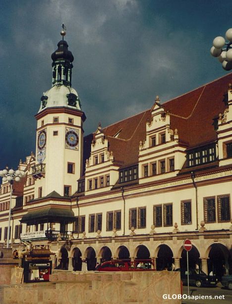Postcard Leipzig Alte Rathaus