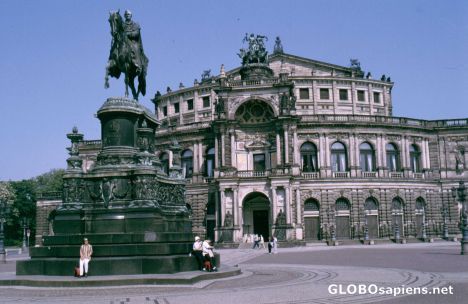 Postcard Dresden, Semperoper
