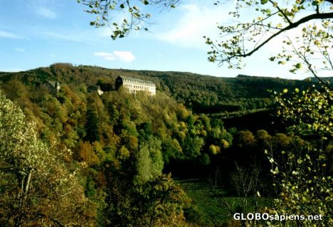 Postcard Schwarzburg, Autumn in the Thuringian forest